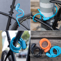 Cable Key Lock New Black hot sale bike bicycle key lock cable Supplier